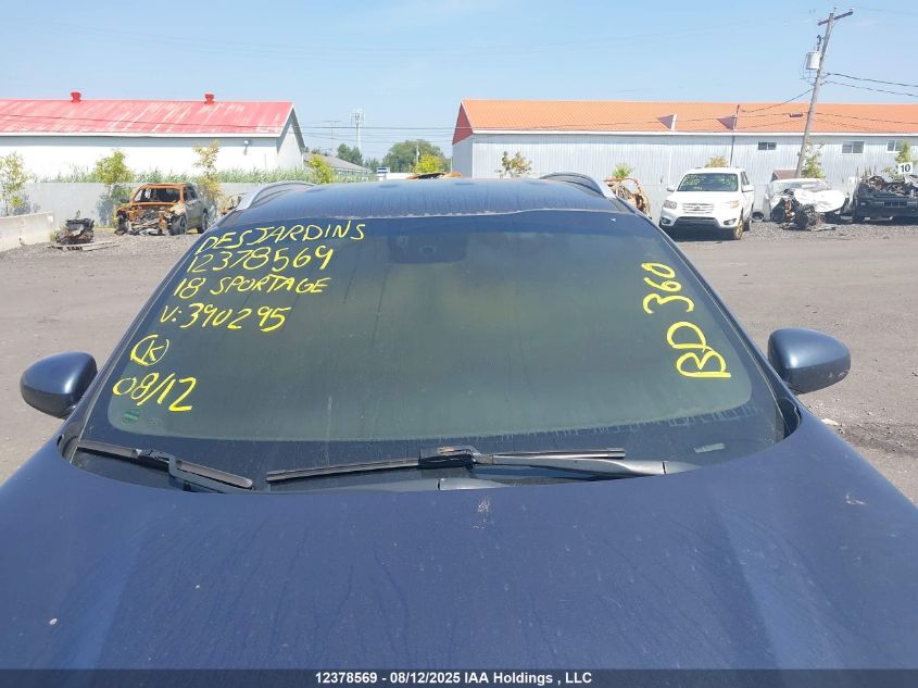 2018 Kia Sportage Lx VIN: KNDPMCAC0J7390295 Lot: 12378569