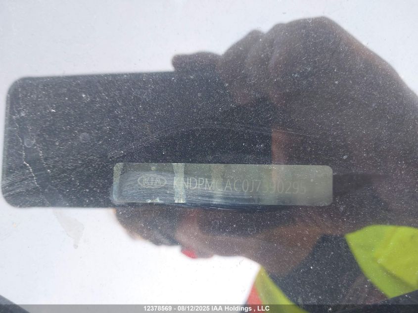 2018 Kia Sportage Lx VIN: KNDPMCAC0J7390295 Lot: 12378569