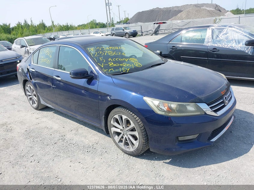 1HGCR2F51FA800201 2015 Honda Accord Sport auction photo 1