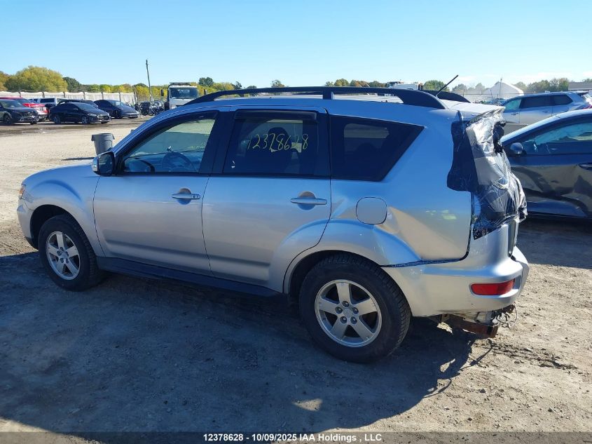2010 Mitsubishi Outlander Ls VIN: JA4JT3AX5AZ603641 Lot: 12378628