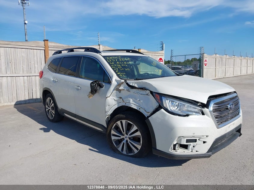 4S4WMALD1L3422702 2020 Subaru Ascent Limited auction photo 1