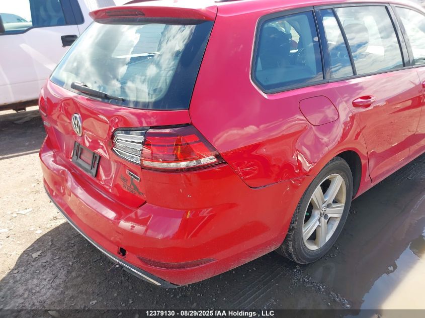 2019 Volkswagen Golf Sportwagen S VIN: 3VW117AU8KM502201 Lot: 12379130