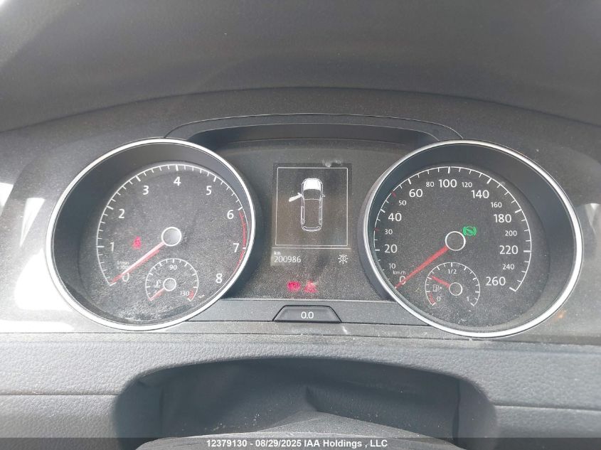 2019 Volkswagen Golf Sportwagen S VIN: 3VW117AU8KM502201 Lot: 12379130