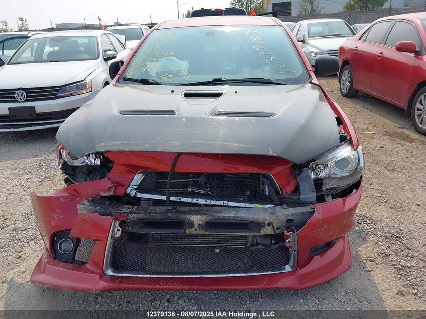 2013 Mitsubishi Lancer Evolution Mr VIN: JA32W5FV0DU605205 Lot: 12379138