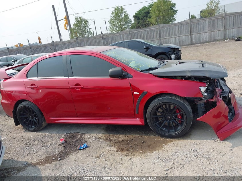 2013 Mitsubishi Lancer Evolution Mr VIN: JA32W5FV0DU605205 Lot: 12379138