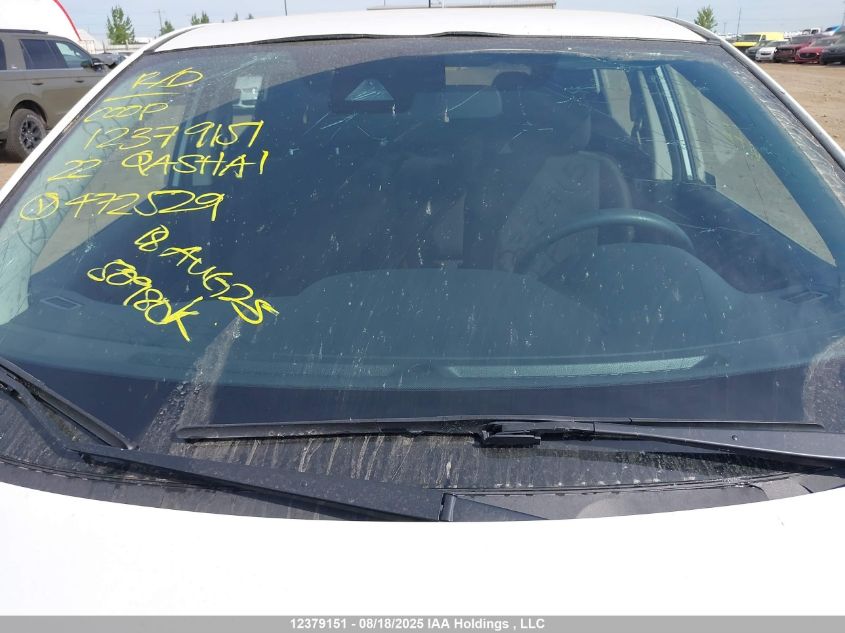 2022 Nissan Qashqai S VIN: JN1BJ1AW4NW472529 Lot: 12379151