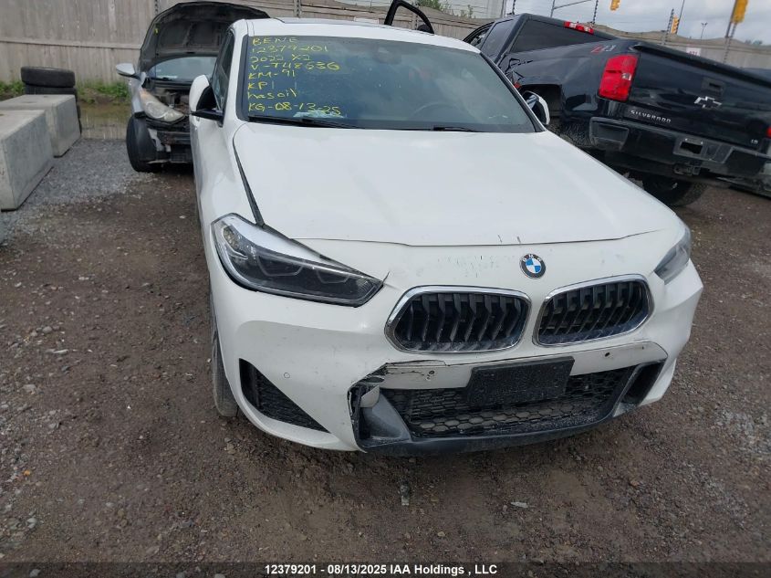 Auction sale of the 2022 BMW X2 , vin: WBXYJ1C09N5T48636, lot number: 12379201