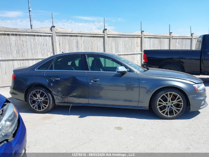 2015 Audi S4 3.0T Technik/3.0T Technik Plus VIN: WAUFGCFL8FA003754 Lot: 12379215