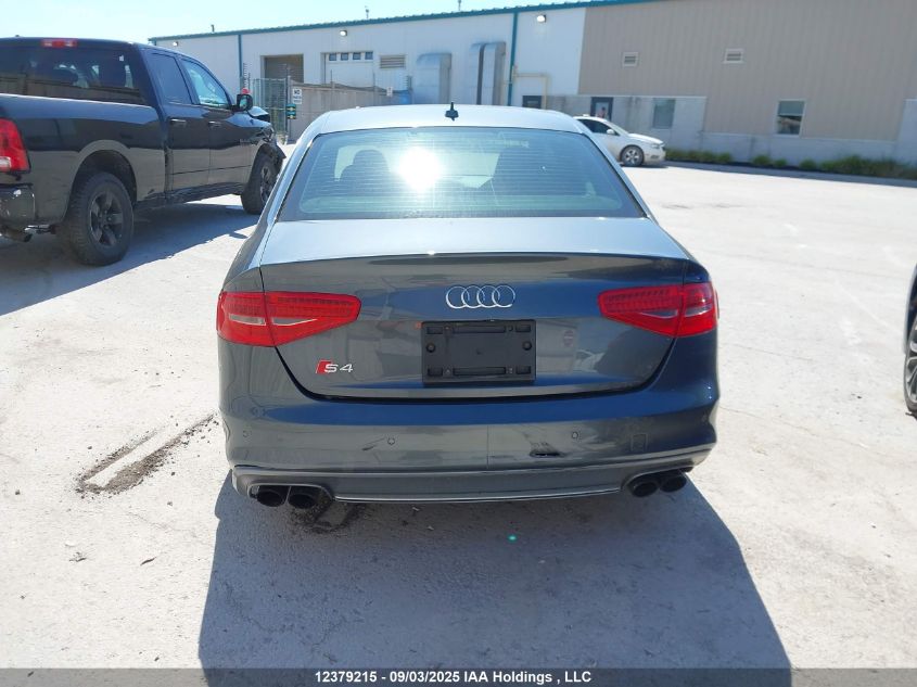 2015 Audi S4 3.0T Technik/3.0T Technik Plus VIN: WAUFGCFL8FA003754 Lot: 12379215