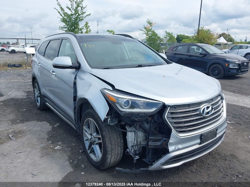 2017 Hyundai Santa Fe Xl Limited VIN: KM8SNDHF9HU242683 Lot: 12379240