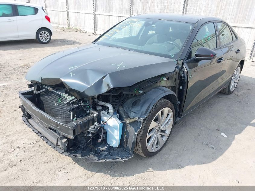 2022 Audi A3 Premium VIN: WAUGUCGY6NA011566 Lot: 12379319