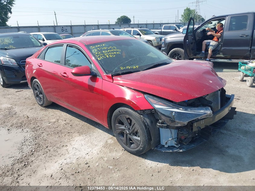 KMHLM4AG3NU215050 2022 Hyundai Elantra Preferred Ivt auction photo 1