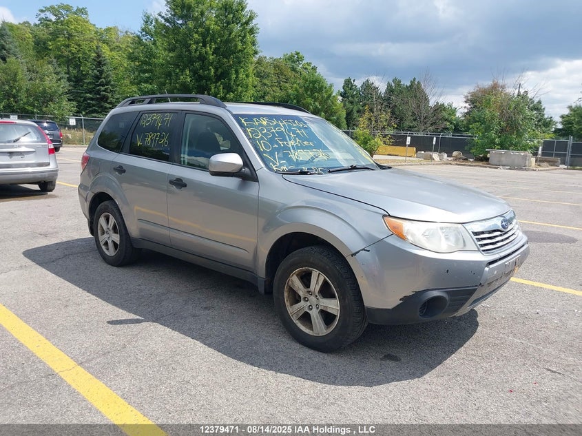 JF2SH6BCXAH789726 2010 Subaru Forester Xs auction photo 1