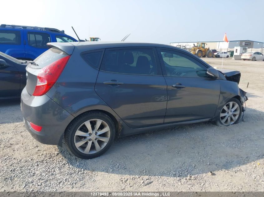 2012 Hyundai Accent Gls/Gs/Se VIN: KMHCU5AE8CU017436 Lot: 12379493