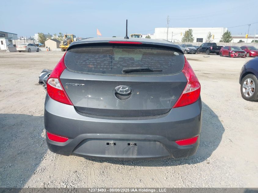 2012 Hyundai Accent Gls/Gs/Se VIN: KMHCU5AE8CU017436 Lot: 12379493