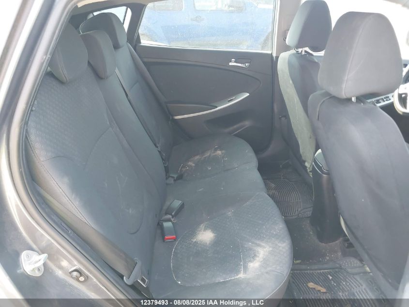 2012 Hyundai Accent Gls/Gs/Se VIN: KMHCU5AE8CU017436 Lot: 12379493