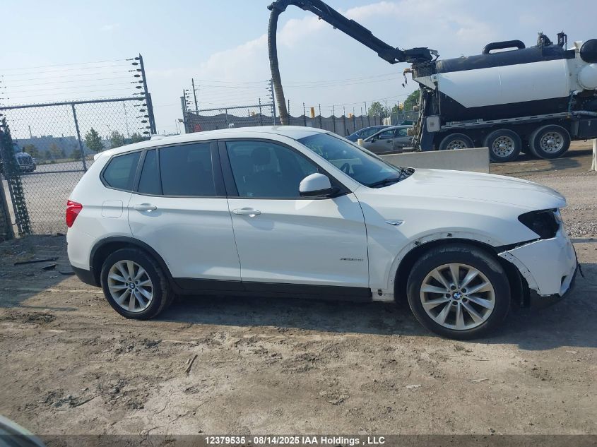 2016 BMW X3 xDrive28I VIN: 5UXWX9C53G0D79475 Lot: 12379535
