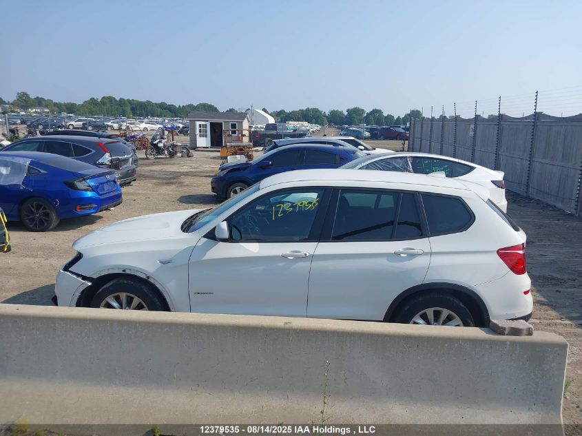 2016 BMW X3 xDrive28I VIN: 5UXWX9C53G0D79475 Lot: 12379535