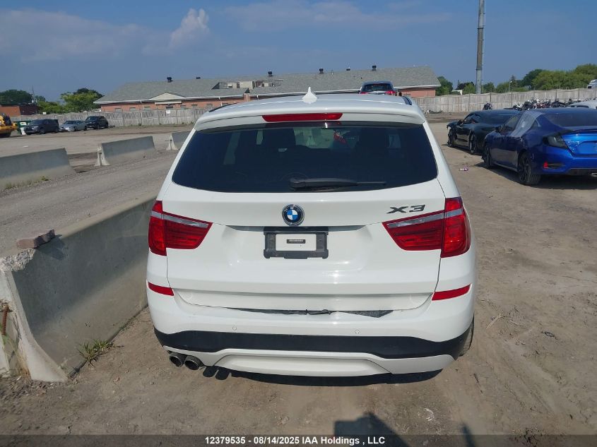 2016 BMW X3 xDrive28I VIN: 5UXWX9C53G0D79475 Lot: 12379535
