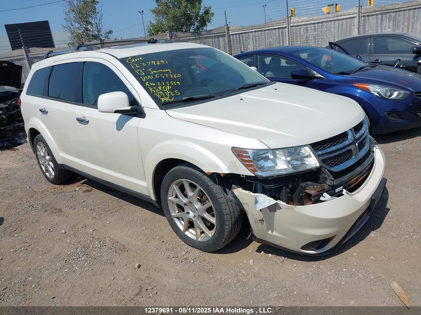 3C4PDDFG0DT657260 2013 Dodge Journey R/T auction photo 1