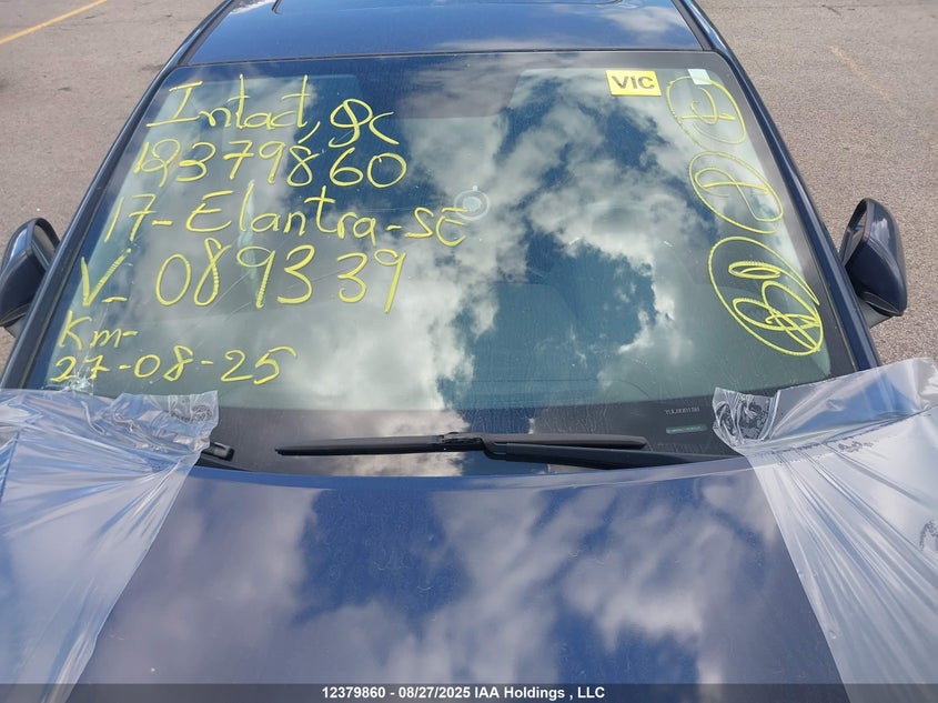 KMHD84LF7HU089339 2017 HYUNDAI ELANTRA photo no. 18