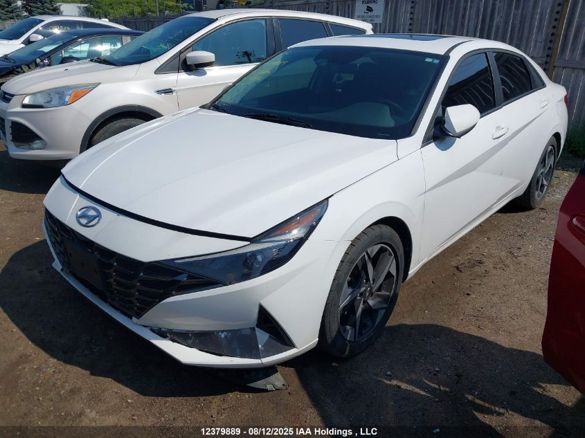 2022 Hyundai Elantra Ultimate Ivt VIN: KMHLN4AG9NU292714 Lot: 12379889