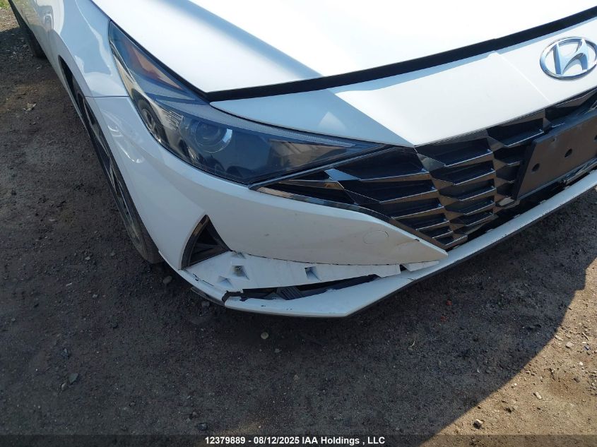 2022 Hyundai Elantra Ultimate Ivt VIN: KMHLN4AG9NU292714 Lot: 12379889