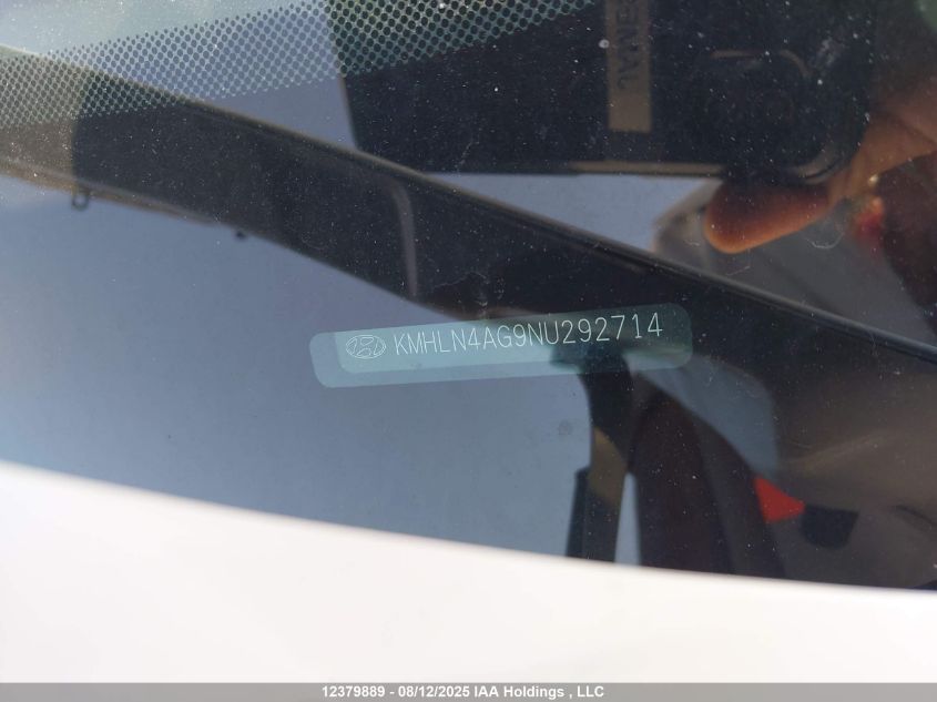 2022 Hyundai Elantra Ultimate Ivt VIN: KMHLN4AG9NU292714 Lot: 12379889