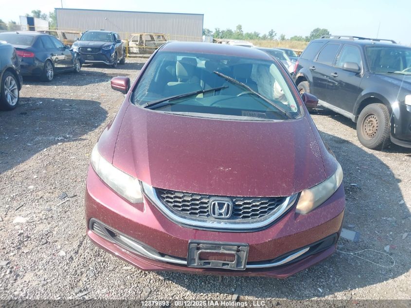 2014 Honda Civic Lx VIN: 2HGFB2F44EH033291 Lot: 12379893