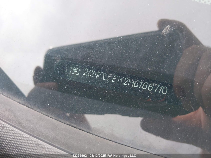 2017 Chevrolet Equinox Lt VIN: 2GNFLFEK2H6166710 Lot: 12379902