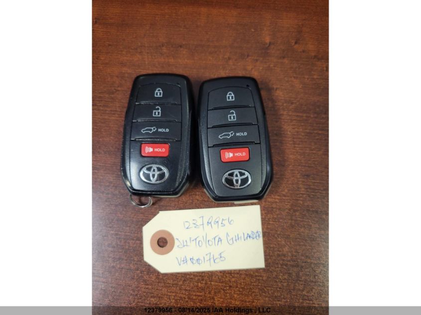 2024 Toyota Grand Highlander Xle/Limited VIN: 5TDACAB59RS001765 Lot: 12379956