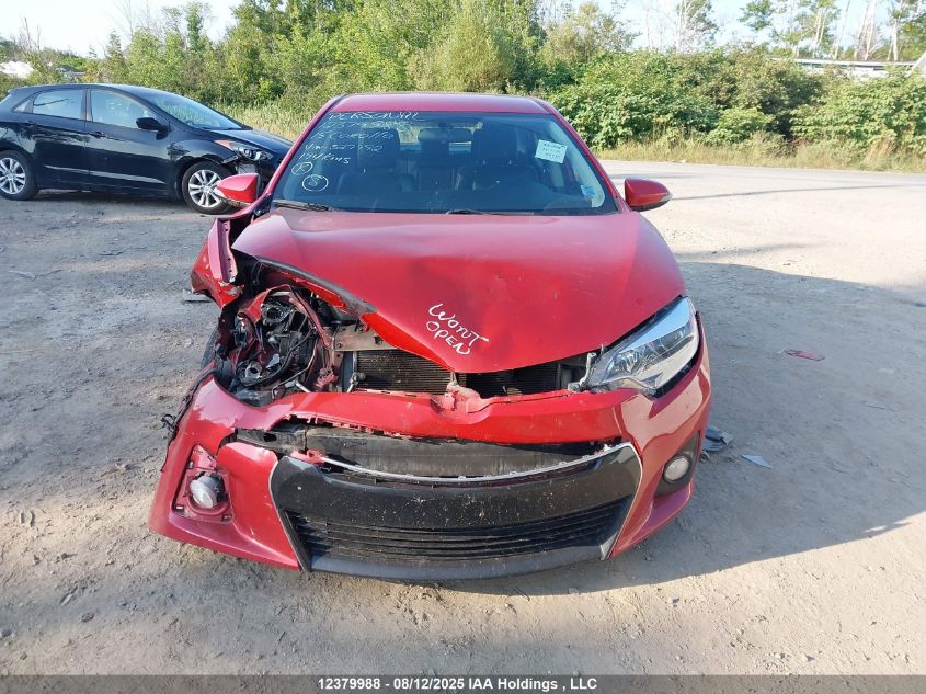 2015 Toyota Corolla L/Le/Le Pls/Prm/S/S Pls VIN: 2T1BURHE1FC327992 Lot: 12379988