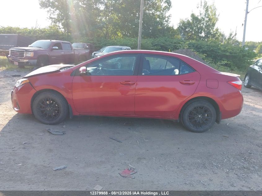 2015 Toyota Corolla L/Le/Le Pls/Prm/S/S Pls VIN: 2T1BURHE1FC327992 Lot: 12379988