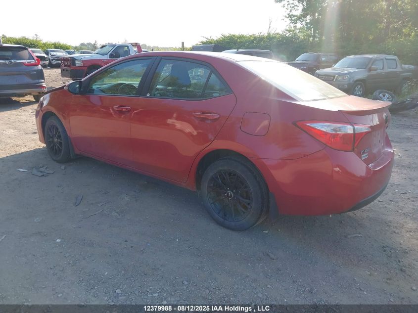 2015 Toyota Corolla L/Le/Le Pls/Prm/S/S Pls VIN: 2T1BURHE1FC327992 Lot: 12379988