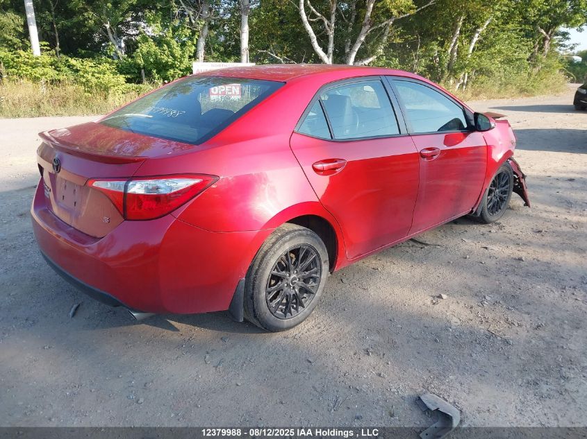 2015 Toyota Corolla L/Le/Le Pls/Prm/S/S Pls VIN: 2T1BURHE1FC327992 Lot: 12379988