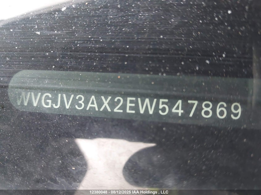 WVGJV3AX2EW547869 2014 VOLKSWAGEN TIGUAN photo no. 9