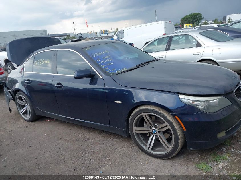 2008 BMW 528 I VIN: WBANU53568CT07940 Lot: 12380149