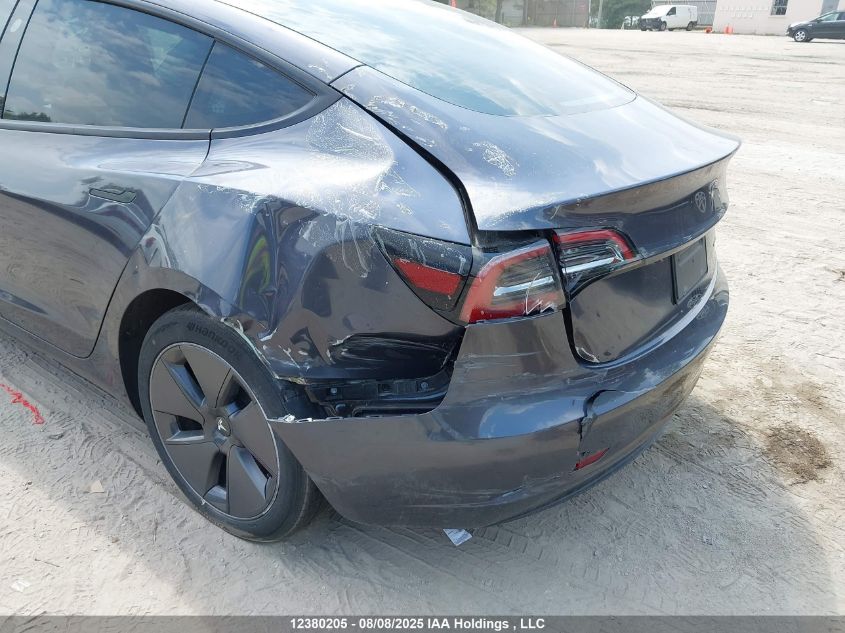 2023 Tesla Model 3 VIN: LRW3E1EB5PC851800 Lot: 12380205