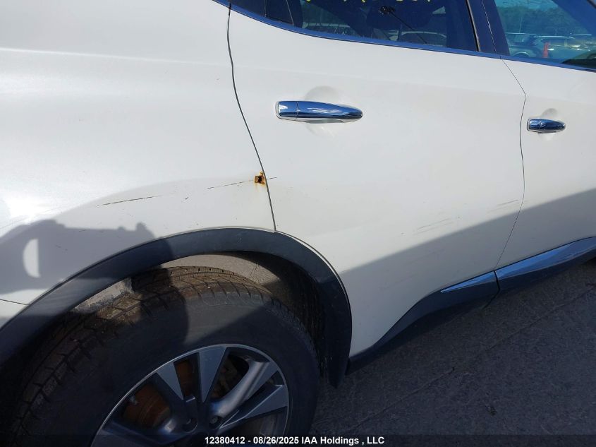 2016 Nissan Murano S/Sl/Sv/Platinum VIN: 5N1AZ2MH5GN148837 Lot: 12380412