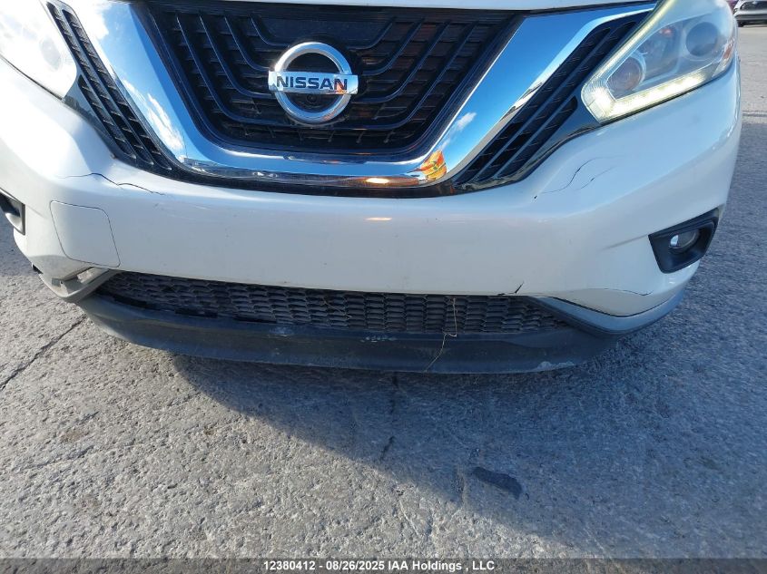 2016 Nissan Murano S/Sl/Sv/Platinum VIN: 5N1AZ2MH5GN148837 Lot: 12380412
