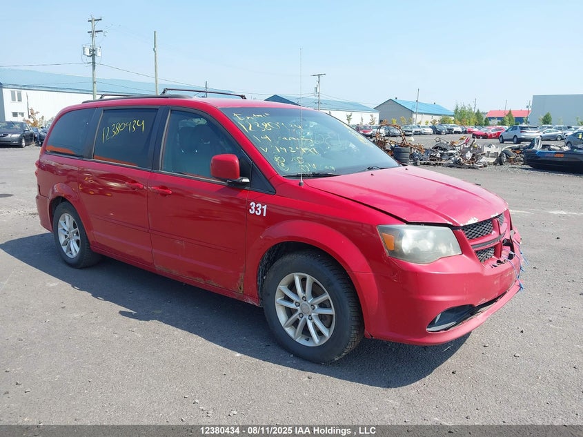 2C4RDGEG8ER142491 2014 Dodge Grand Caravan R/T auction photo 1