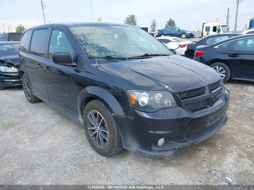 2C4RDGEG2JR291229 2018 Dodge Grand Caravan Gt auction photo 1