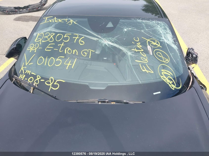 2022 Audi E-Tron Gt Premium Plus VIN: WAUFJBFW2N7010541 Lot: 12380576