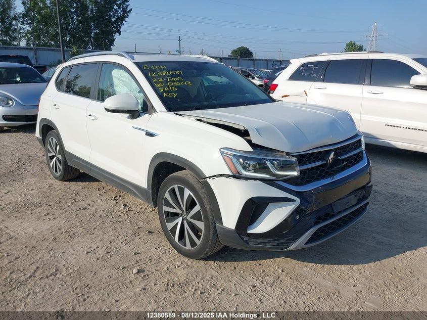 3VV3X7B28NM030143 2022 Volkswagen Taos Highline auction photo 1