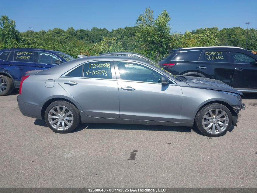 2018 Cadillac Ats Luxury VIN: 1G6AF5SX3J0105193 Lot: 12380643