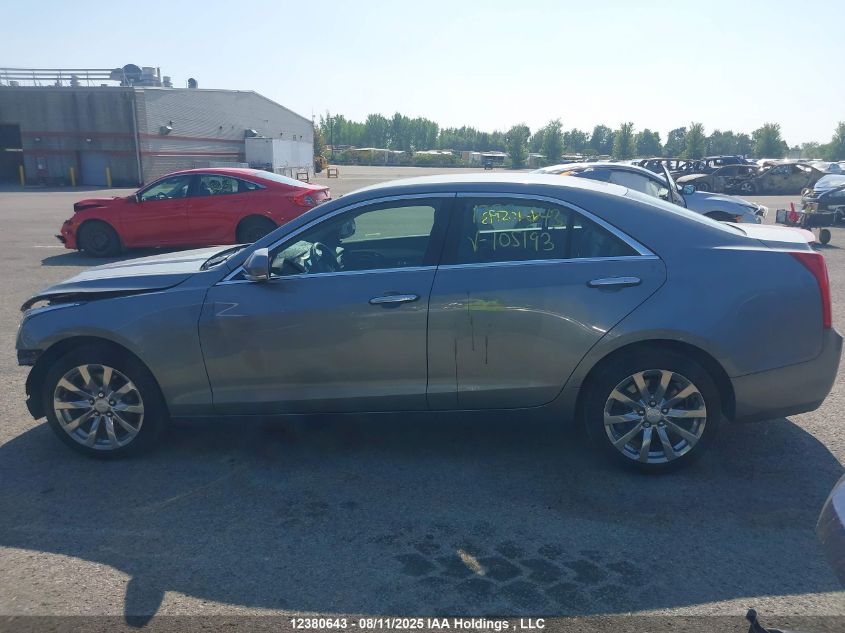 2018 Cadillac Ats Luxury VIN: 1G6AF5SX3J0105193 Lot: 12380643