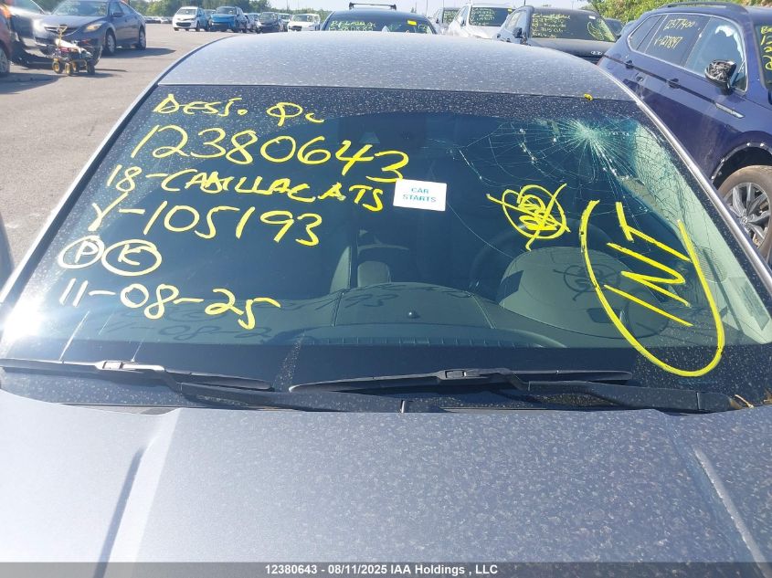 2018 Cadillac Ats Luxury VIN: 1G6AF5SX3J0105193 Lot: 12380643