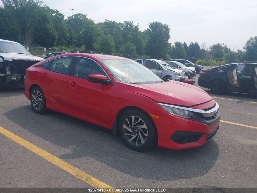 2HGFC2F82JH036359 2018 Honda Civic Ex 4Dr auction photo 1