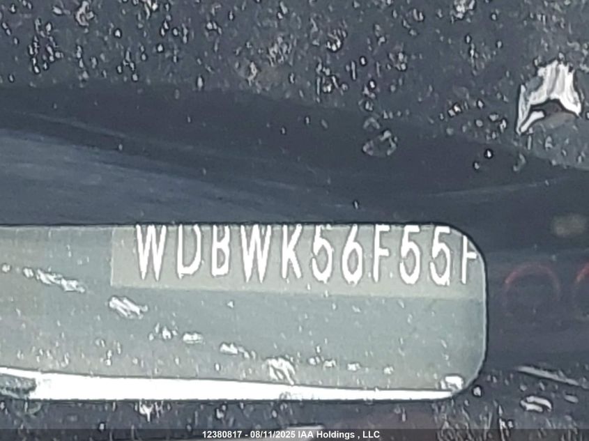 2005 Mercedes-Benz Slk 350 VIN: WDBWK56F55F059223 Lot: 12380817