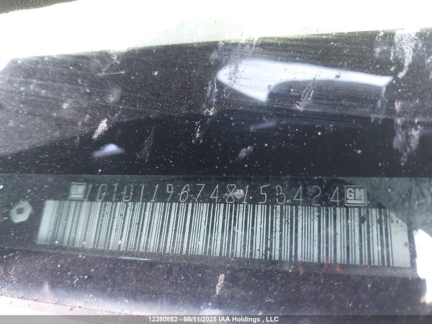 2004 GMC Canyon VIN: 1GTDT196748153424 Lot: 12380852